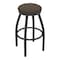 Holland Bar Stool Co 25" Swivel Counter Stool, Pewter Finish, Canter Earth Seat 80225PW006 - alternate 1